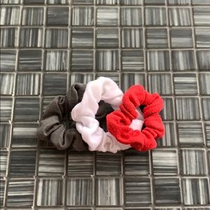 Pack of 3 mini cotton scrunchies